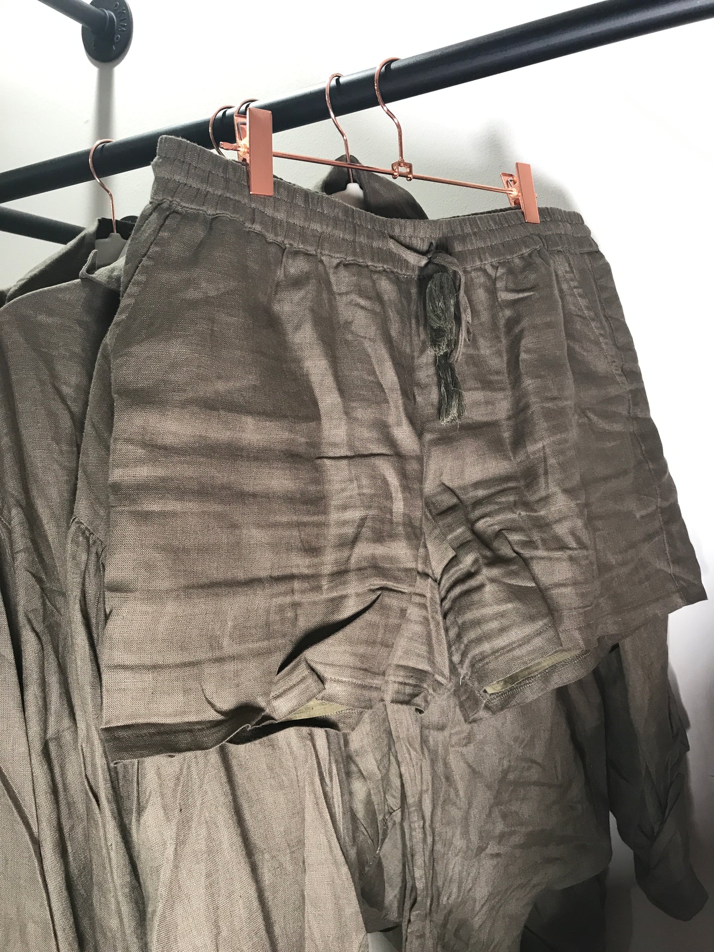 Jean Olive Shorts