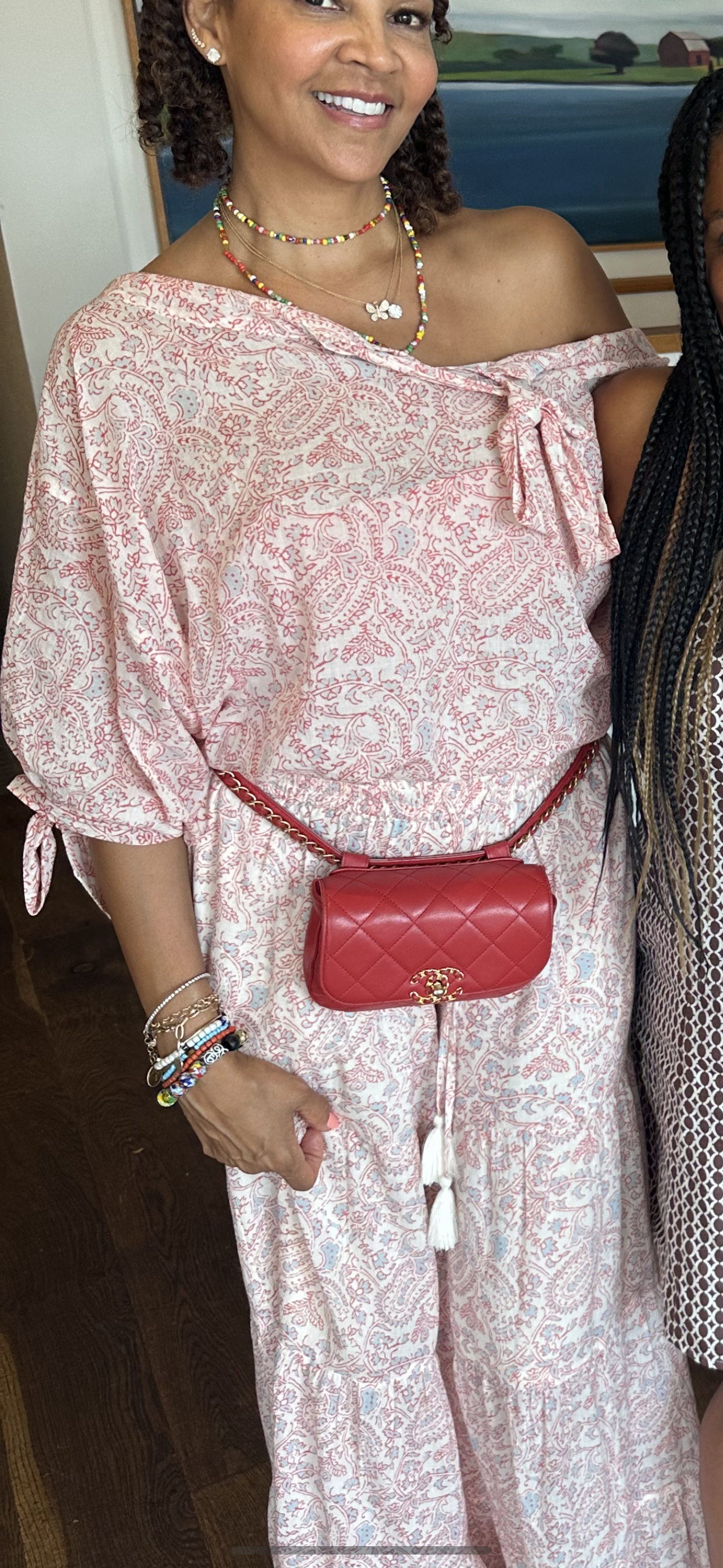 Bella Paisley Cotton Trouser