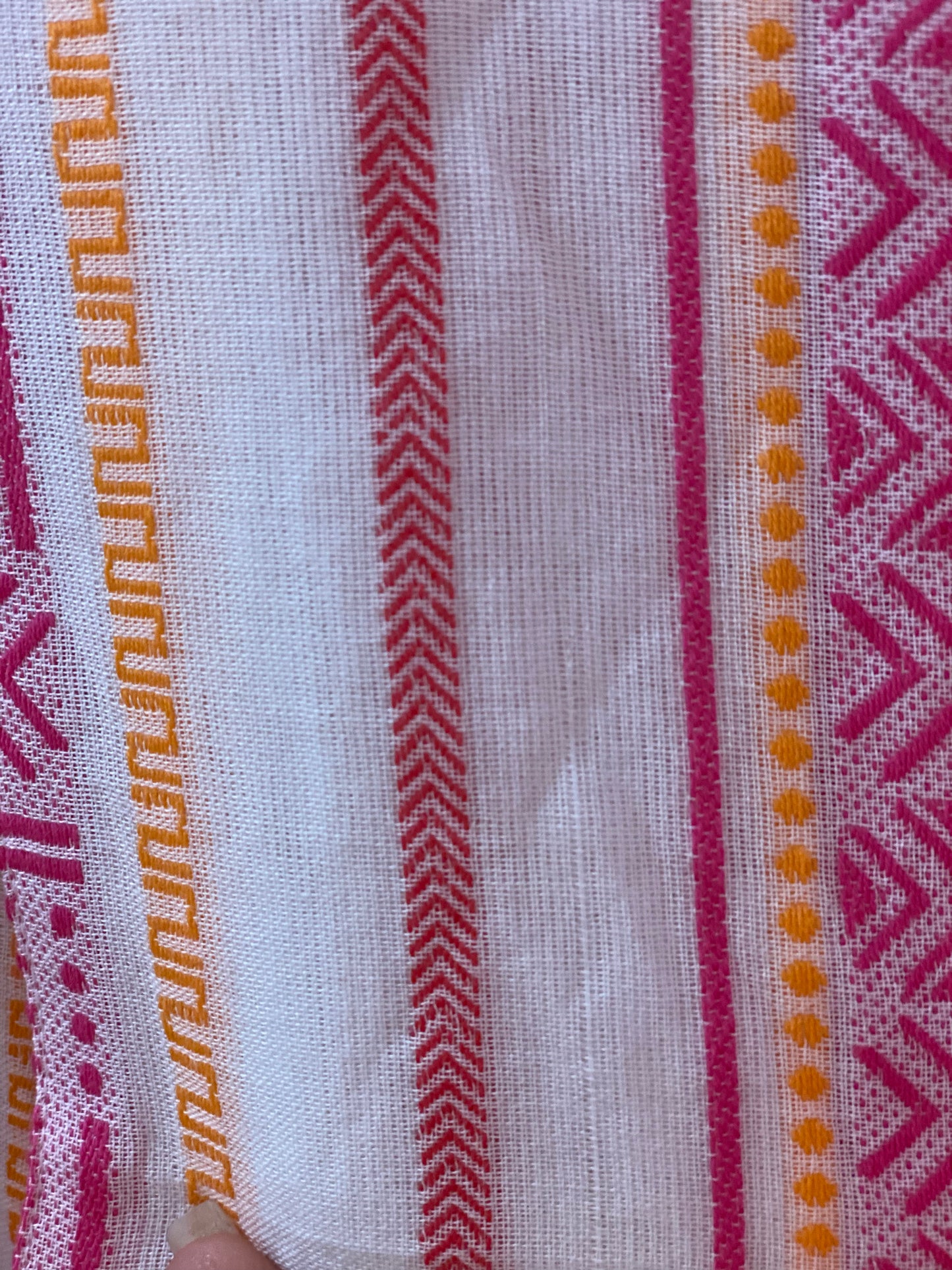 Ellie Long Pink/Orange Tribal