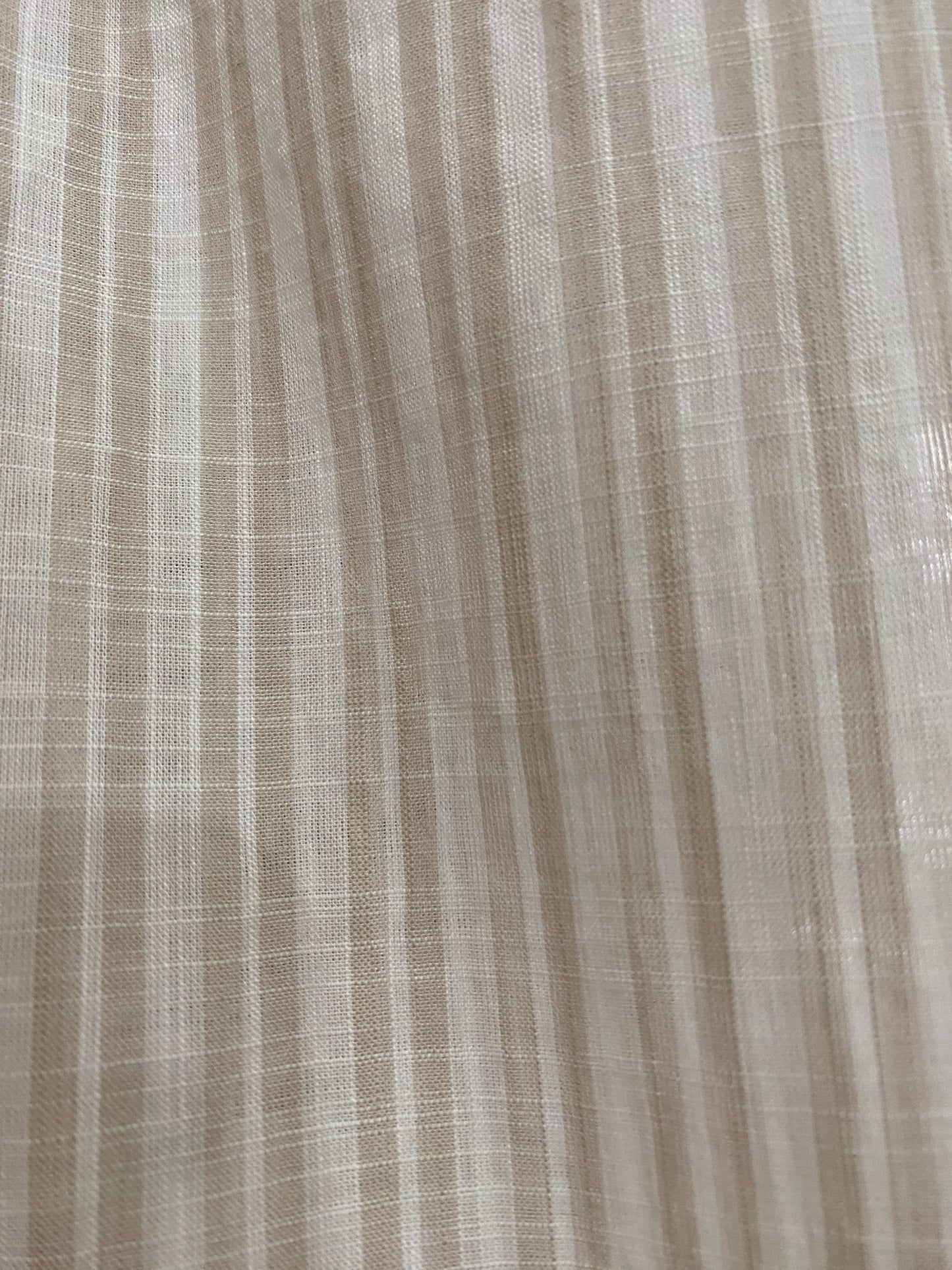 Lola Beige Striped Dress