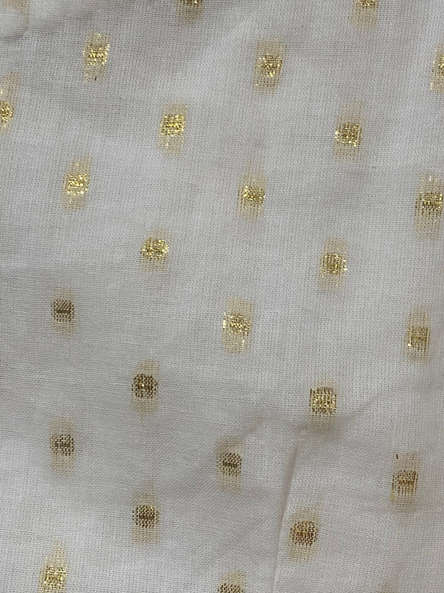 Lola White/Gold Lurex