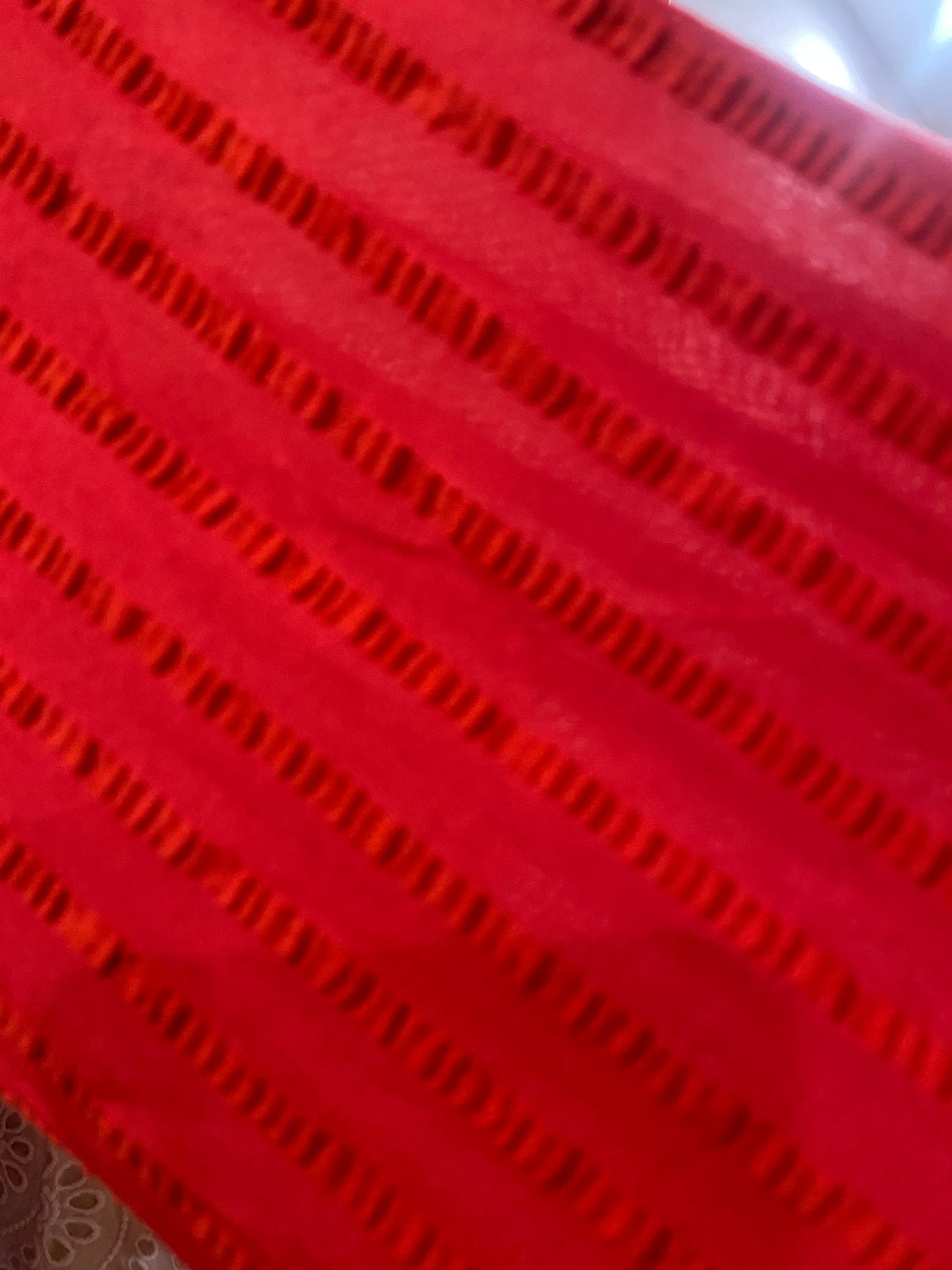 Sara Red Gauze Tunic
