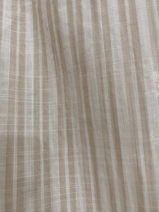 Lola Beige Striped Dress