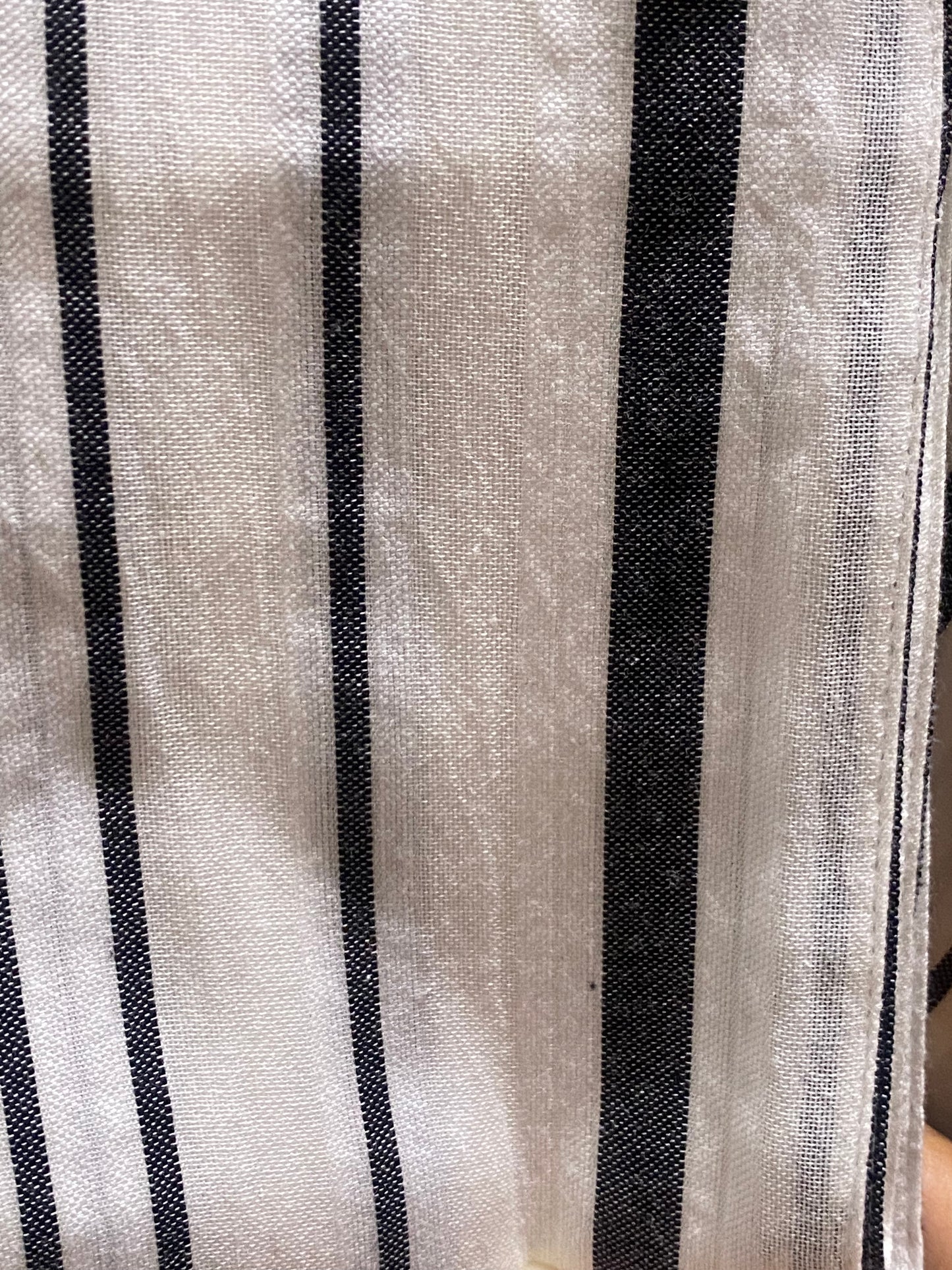 Jean navy/ white stripe