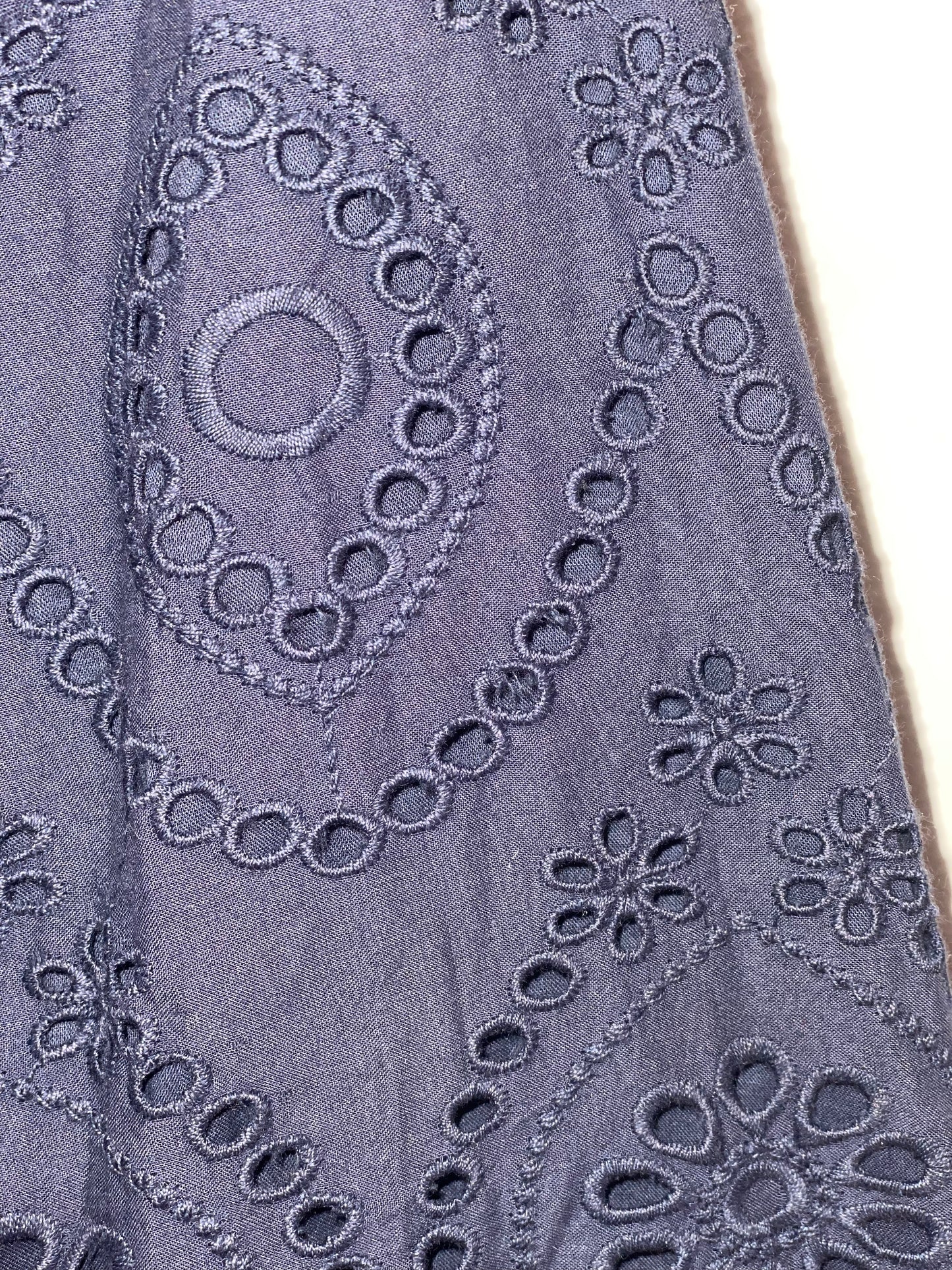 Olivia Navy Eyelet