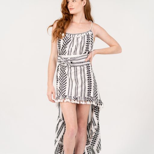 Lola Black Tribal Dress